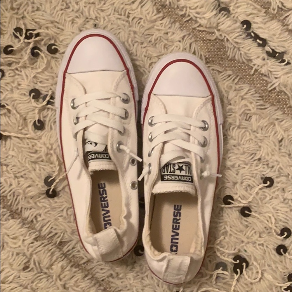 White Ankle Converse